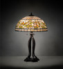 Meyda 30" High Tiffany Turning Leaf Table Lamp