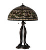 Meyda 30" High Tiffany Turning Leaf Table Lamp