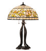 Meyda 30" High Tiffany Turning Leaf Table Lamp