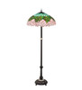 Meyda 62" High Tiffany Cabbage Rose Floor Lamp - 229130