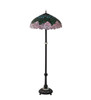 Meyda 62" High Tiffany Cabbage Rose Floor Lamp - 229130