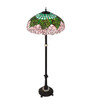 Meyda 62" High Tiffany Cabbage Rose Floor Lamp - 229130