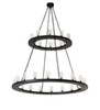 Meyda 60" Wide Loxley 28 Light Two Tier Chandelier - 229405