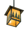 Meyda 9" Square Seneca Tall Pines Pendant