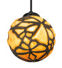 Meyda 6" Wide Castle Butterfly Orb Mini Pendant