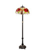 Meyda 62" High Renaissance Rose Floor Lamp