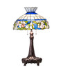 Meyda 33" High Rose Vine Table Lamp