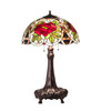 Meyda 31" High Renaissance Rose Table Lamp