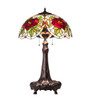 Meyda 31" High Renaissance Rose Table Lamp