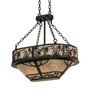 Meyda 30" Long Whispering Pines Oblong Inverted Pendant