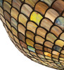 Meyda 24" Wide Tiffany Fishscale Inverted Pendant - 230828