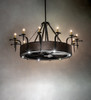 Meyda 74" Wide Costello 12 Light Chandel-air
