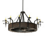 Meyda 74" Wide Costello 12 Light Chandel-air