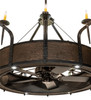 Meyda 74" Wide Costello 12 Light Chandel-air