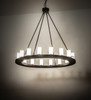 Meyda 48" Wide Loxley 16 Light Chandelier - 230979