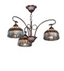 Meyda 28" Wide Tiffany Candice 3 Light Chandelier