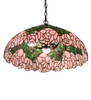 Meyda 22" Wide Tiffany Cabbage Rose Pendant - 231113