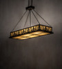 Meyda 48" Long Mountain Pine Oblong Inverted Pendant