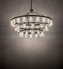 Meyda 70" Wide Loxley Horizon Ring 44 Light Three Tier Chandelier..