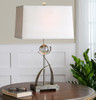 Uttermost Cortlandt Curved Metal Table Lamp