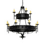 Meyda 48" Wide Lorenzo 12 Light Two Tier Chandelier
