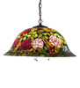 Meyda 24" Wide Tiffany Rosebush Pendant - 232210