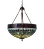 Meyda 22" Wide Tiffany Candice Inverted Pendant