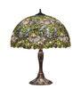 Meyda 26" High Trillium & Violet Table Lamp