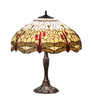 Meyda 26" High Tiffany Hanginghead Dragonfly Table Lamp - 232803