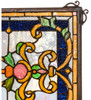 Meyda 25" Wide X 12" High Emma Stained Glass Window - 232846