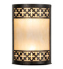 Meyda 8" Wide Cardiff Wall Sconce