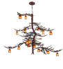 Meyda 101" Long Pine Branch Valley View 18 Light Chandelier
