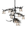 Meyda 39" Wide Pine Branch Valley View 10 Light Chandelier