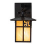 Meyda 7" Square Seneca Sprig Hanging Wall Sconce
