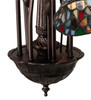 Meyda 26" Wide Stained Glass Pond Lily 7 Light Chandelier - 236531