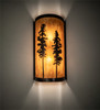 Meyda 9" Wide Tall Pines Wall Sconce - 236552