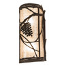 Meyda 6" Wide Whispering Pines Left Wall Sconce - 237165