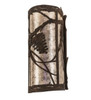Meyda 6" Wide Whispering Pines Left Wall Sconce - 237165