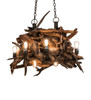 Meyda 36" Long Driftwood 8 Light Chandelier