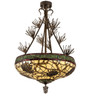 Meyda 24" Wide Pinecone Semi-flushmount