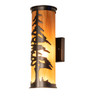 Meyda 5.5" Wide Tall Pines Wall Sconce