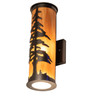 Meyda 5.5" Wide Tall Pines Wall Sconce