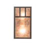 Meyda 6.5" Wide Hyde Park Double Bar Mission Wall Sconce - 239366