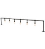 Meyda 158" Long Pipedream 6 Light Bar Top Lamp