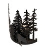 Meyda 11" Wide Bear Through The Trees Wall Sconce