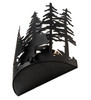 Meyda 11" Wide Bear Through The Trees Wall Sconce