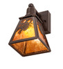 Meyda 6" Wide Winter Pine Wall Sconce