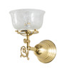Meyda 7" Wide Revival Gas & Electric Wall Sconce - 241972