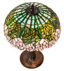 Meyda 22" High Tiffany Cabbage Rose Table Lamp