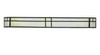 Meyda 50" Wide Hyde Park Double Bar Mission Wall Sconce